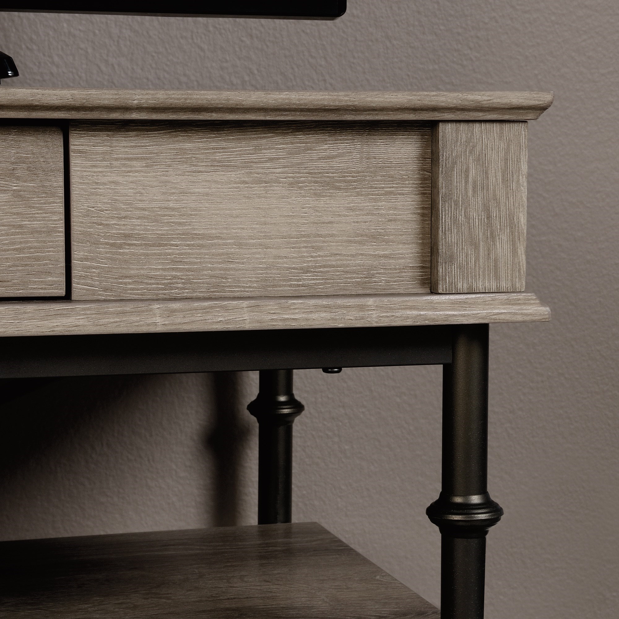 Sauder Canal Street TV Stand with Metal Frame Darvin Furniture TV